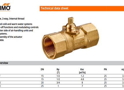 Belimo C215Q-F Zone valve (2-way)