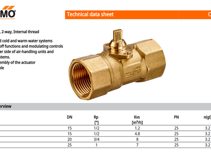 Belimo C220Q-K Zone valve (2-way)