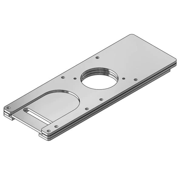 Burner slide plate assembley