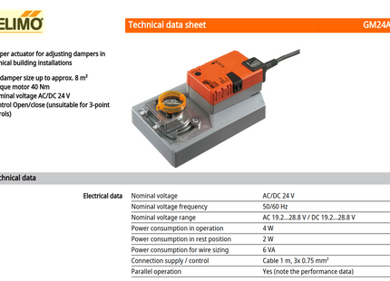 Belimo GM24A Damper Actuator