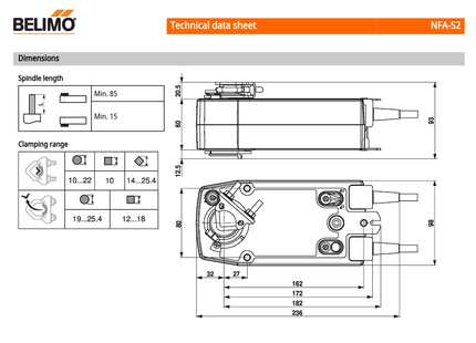 Belimo NFA-S2 Damper Actuator