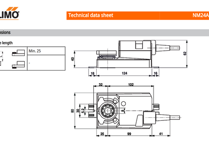 Belimo NM24A-SR-F modulating damper actuator