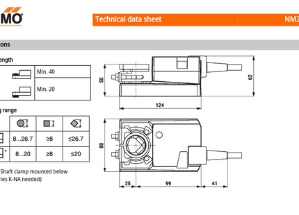 Belimo NM24-SR damper actuator