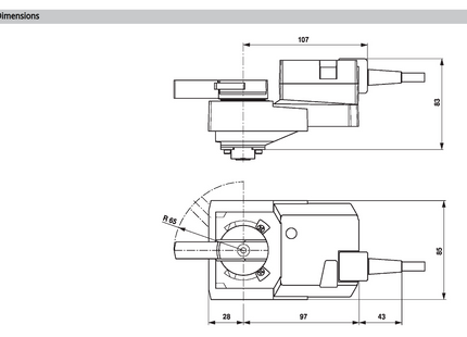 Belimo NR24A Actuator for Ball Valves