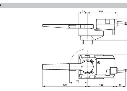 Belimo SR24A-5 Rotary Actuator for Rotary and Butterfly Valves