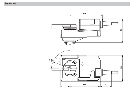 Belimo SR24A-SR rotar actuator for ball valves