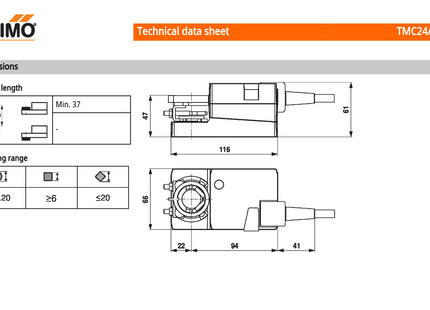 Belimo TMC24A-SR damper actuator