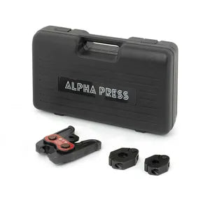 Alpha Press M-profile angled gimbal press jaw set, 15 to 22 mm, 19 kN