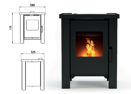 Duroflame Carré